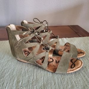 Sam Edelman Dean sandals olive green 7.5m